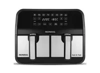 Mondial Air Fryer Dual Duplo Cesto 8L AFD-01-BI