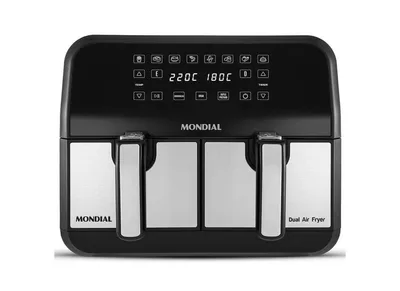 Mondial Air Fryer Dual Duplo Cesto 8L AFD-01-BI
